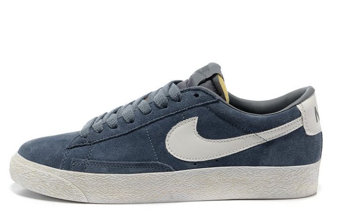 nike blazer grise basse